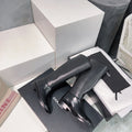 Botas de cuero sin cordones