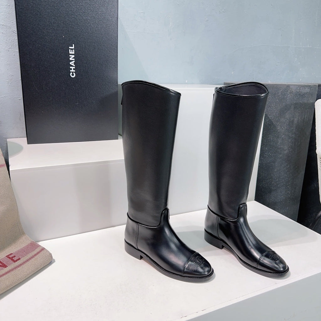 Botas de cuero sin cordones