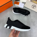 Zapatillas de cuero a rayas H