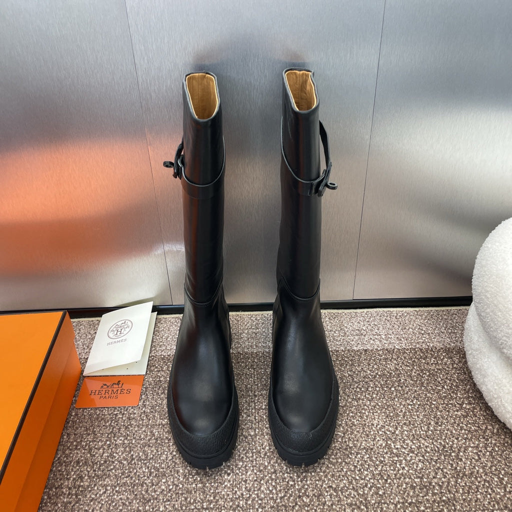 Botas con hebilla estilo punk
