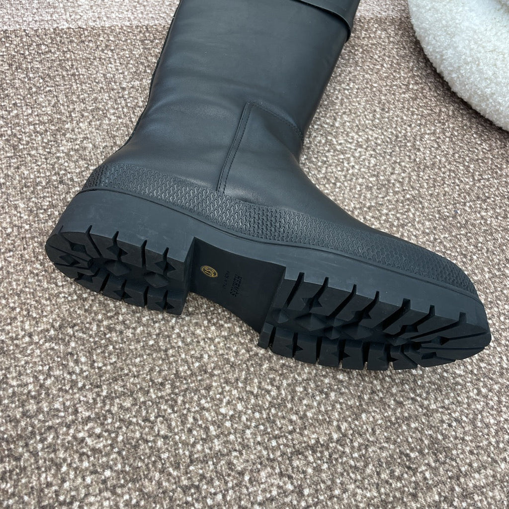 Botas con hebilla estilo punk