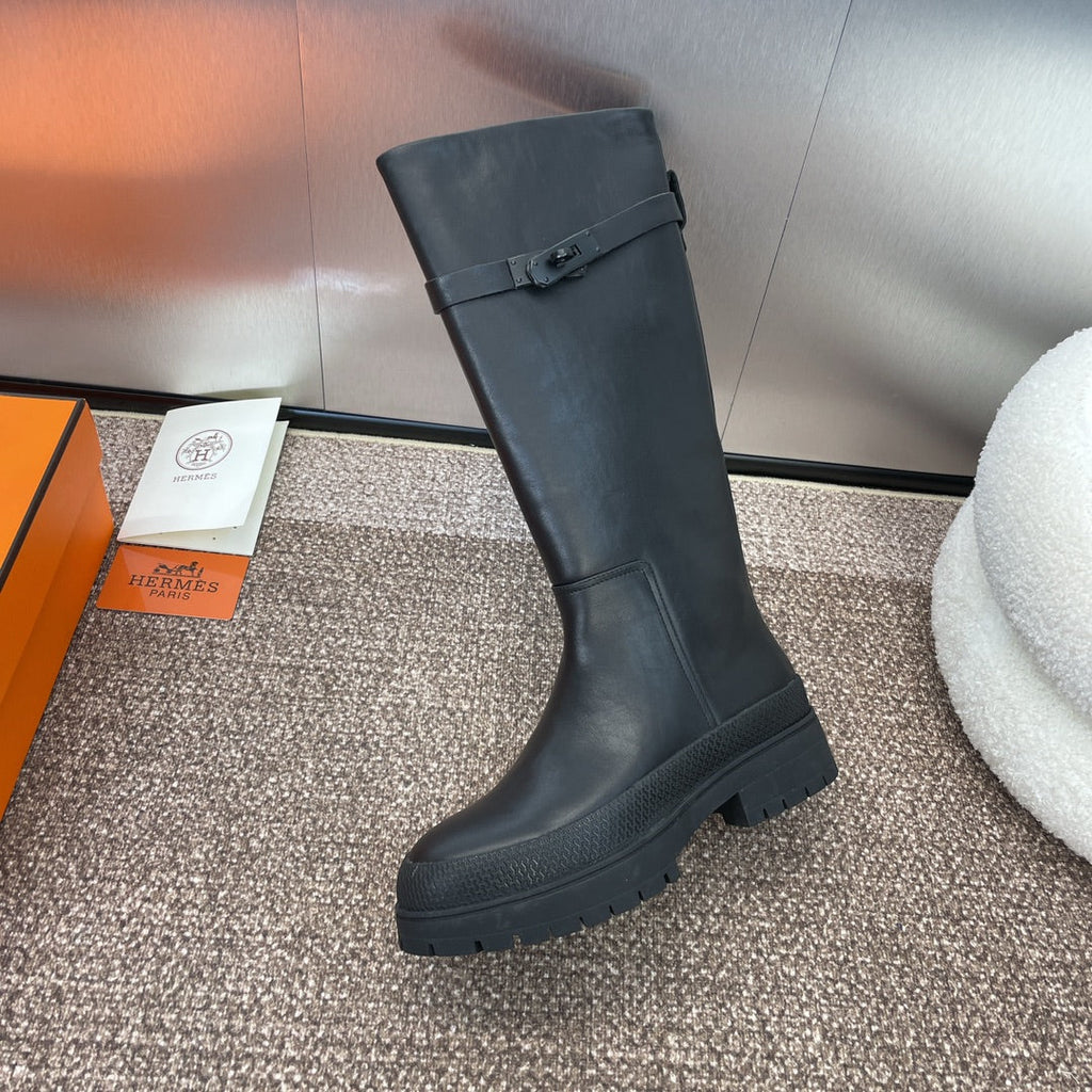 Botas con hebilla estilo punk