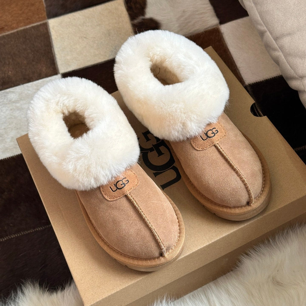 Botas bajas de borrego para mujer