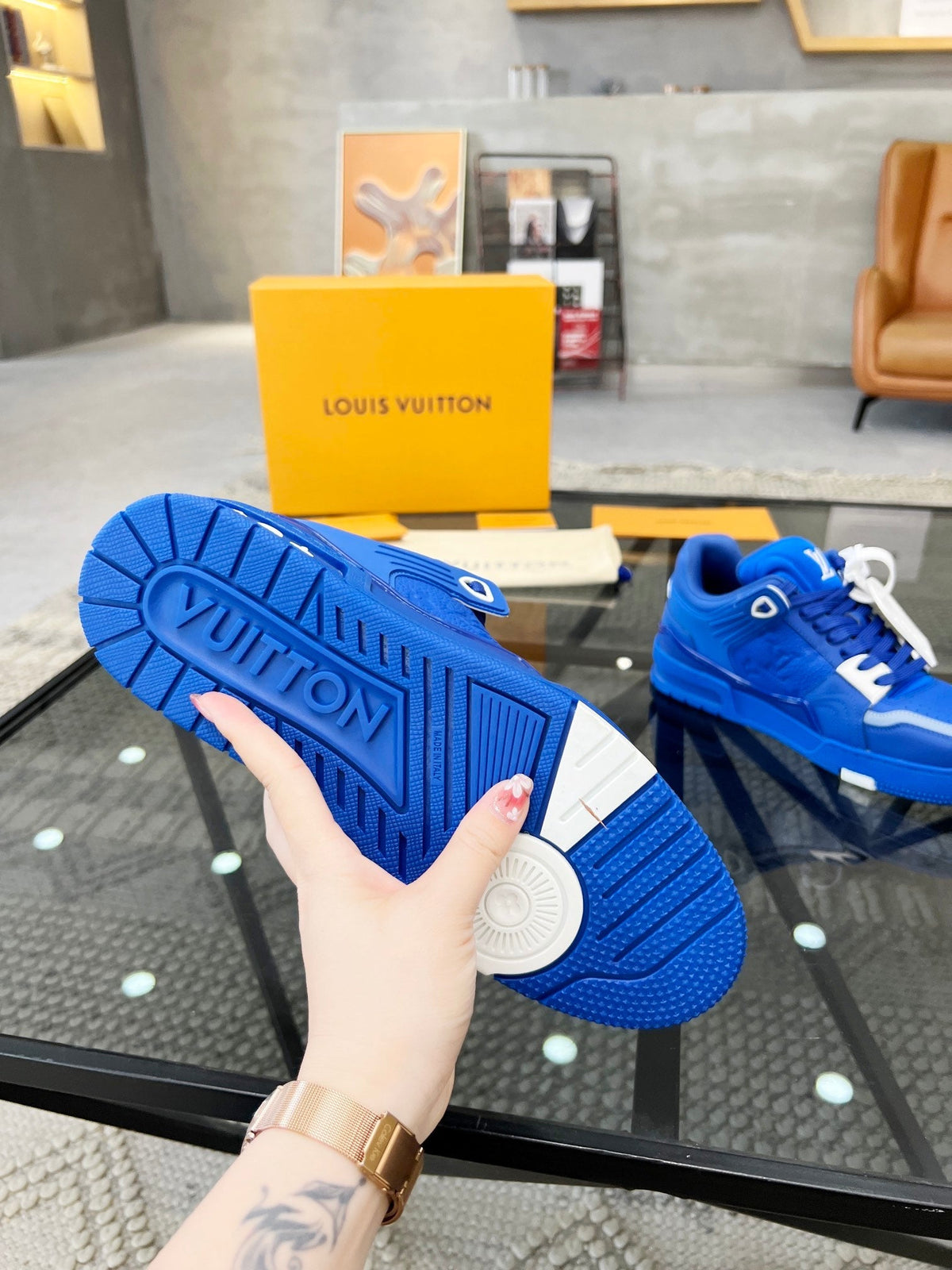 Premium Italian Leather Men's Sneakers