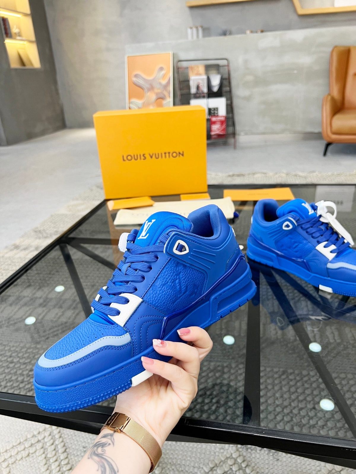 Premium Italian Leather Men's Sneakers