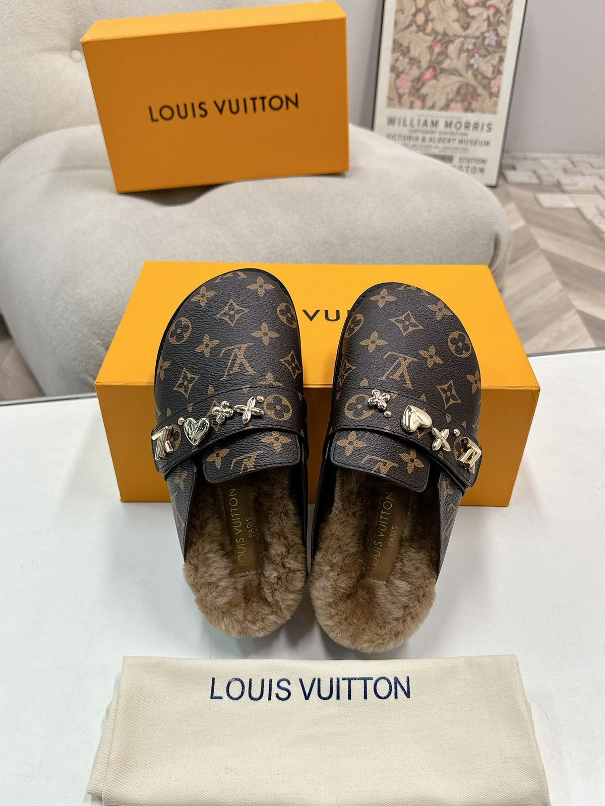 Pantuflas planas de invierno para mujer