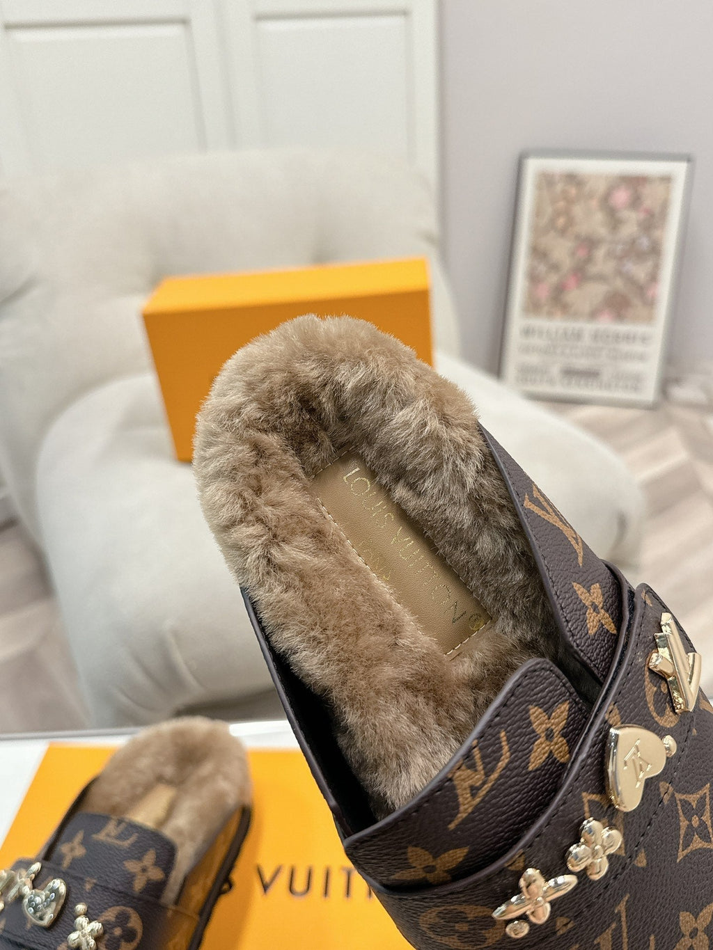 Pantuflas planas de invierno para mujer