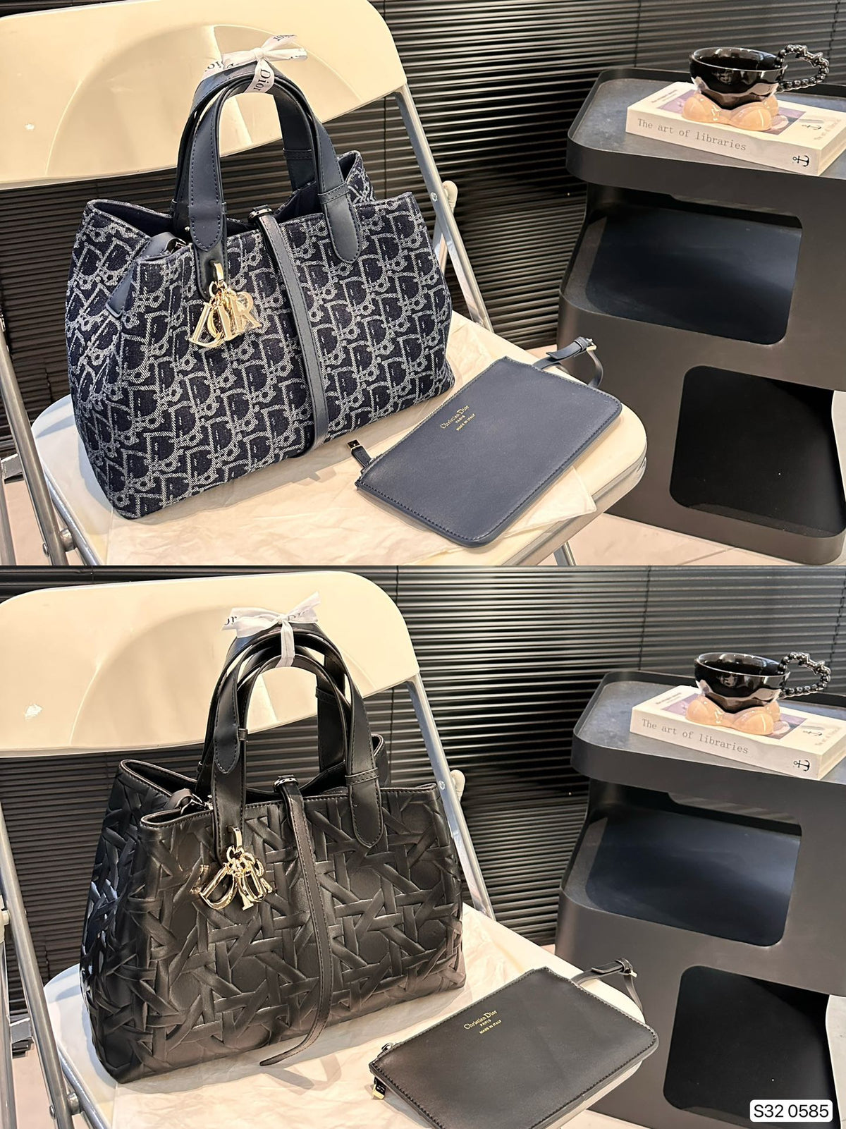 Bolso de hombro de estilo francés
