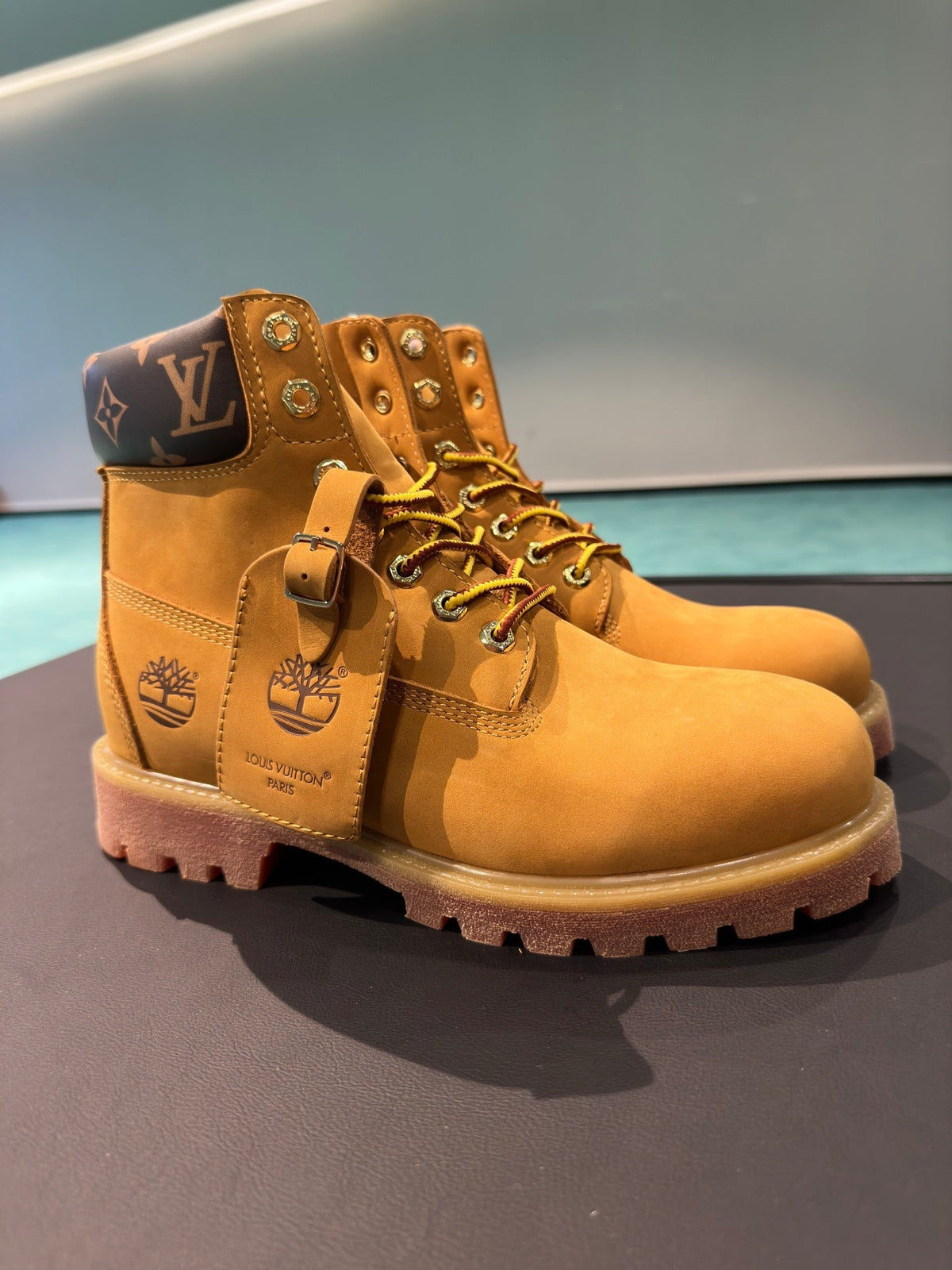 Nuevas botas de trabajo de nobuk premium