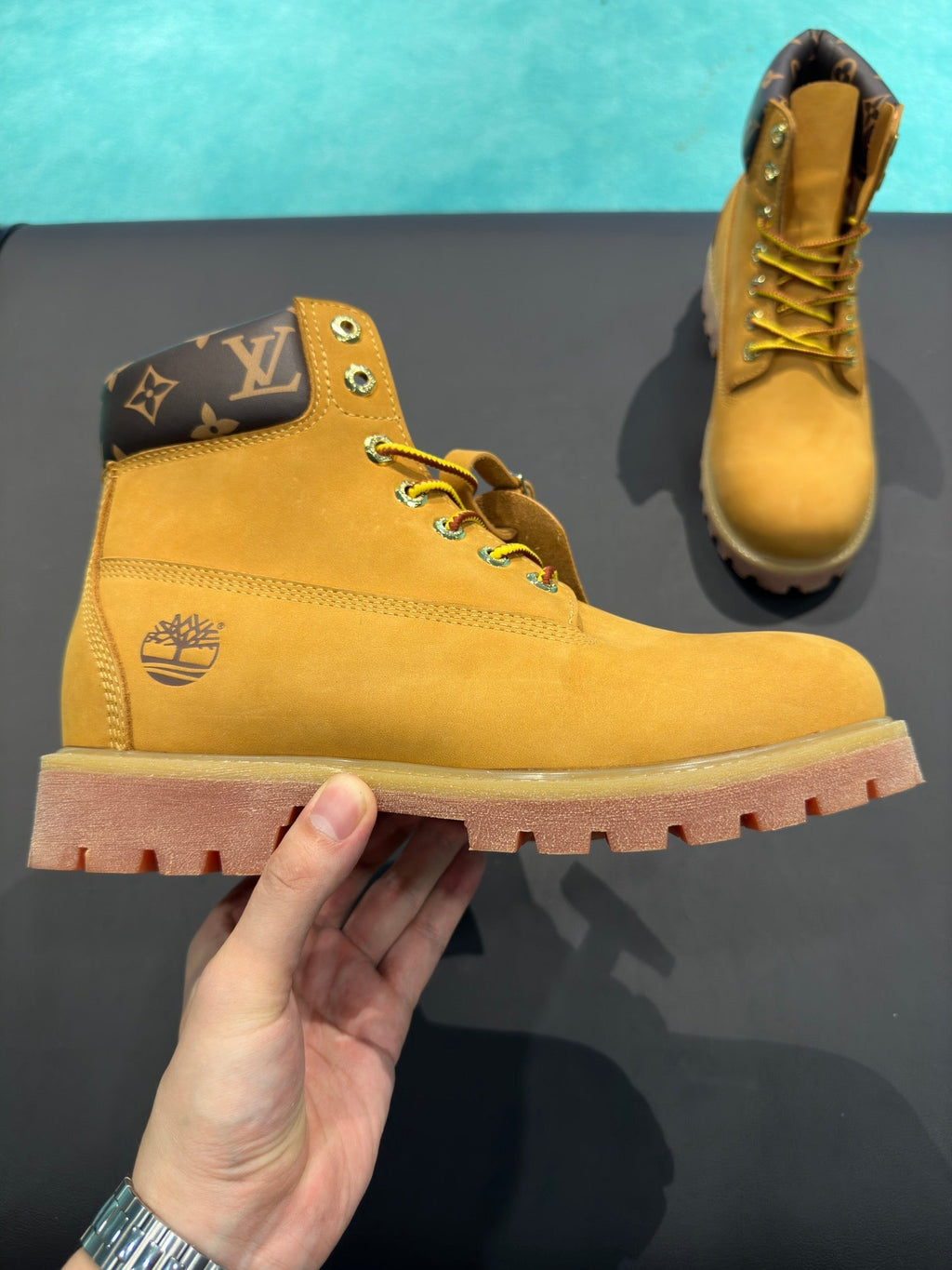 Nuevas botas de trabajo de nobuk premium