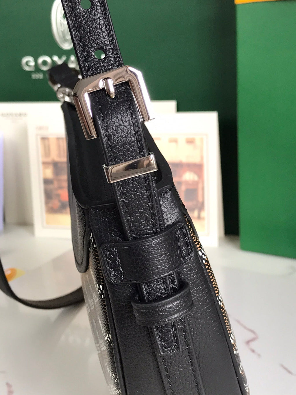 Bolso de hombro Hirondelle – Negro