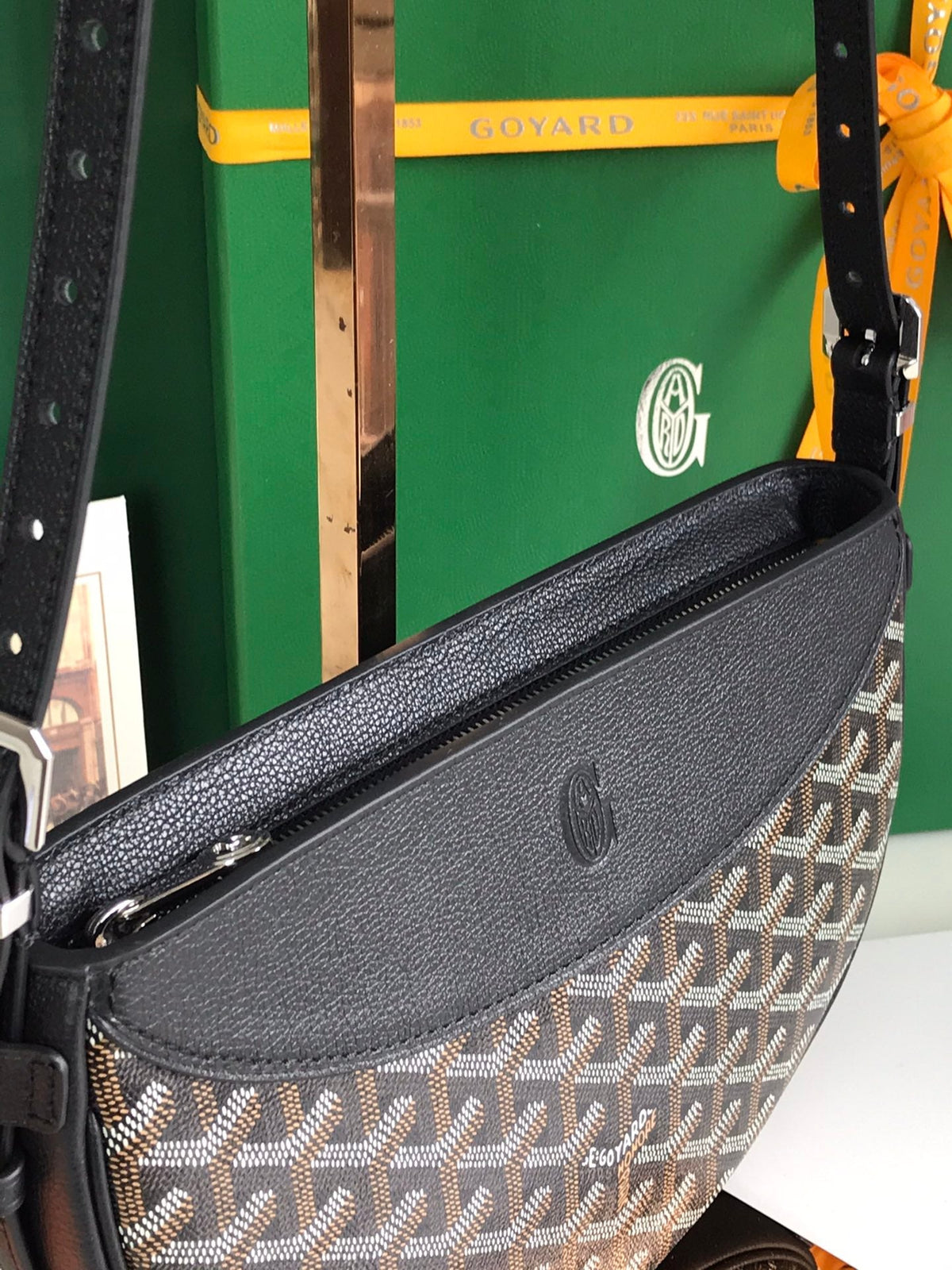 Bolso de hombro Hirondelle – Negro
