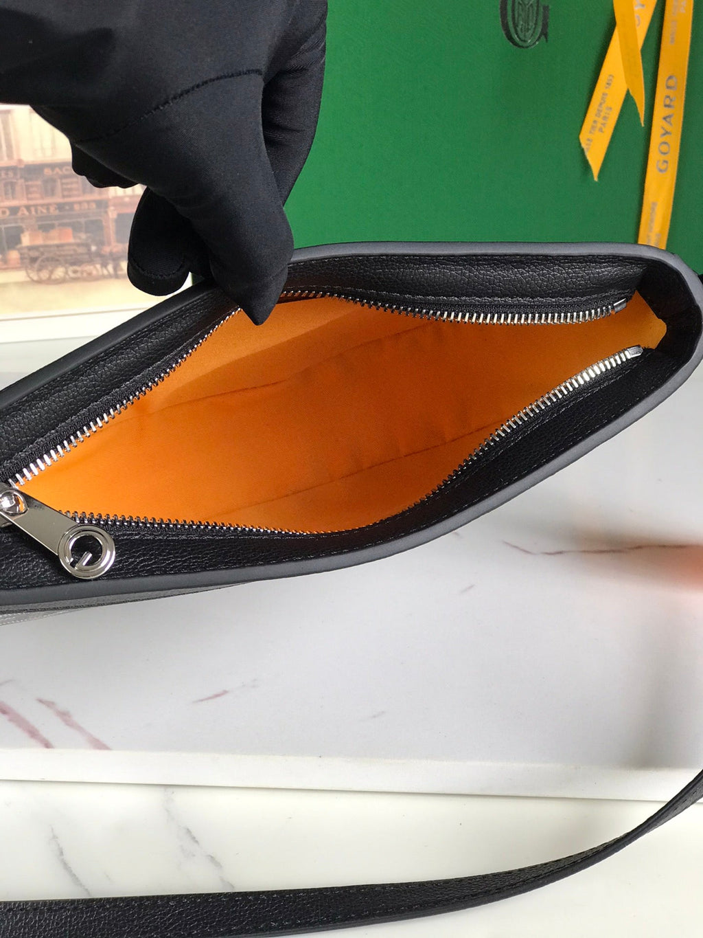 Bolso de hombro Hirondelle – Negro