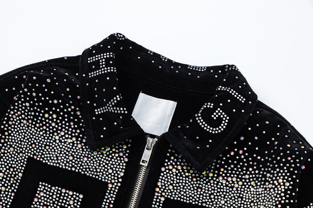 Chaqueta de béisbol de terciopelo para hombre