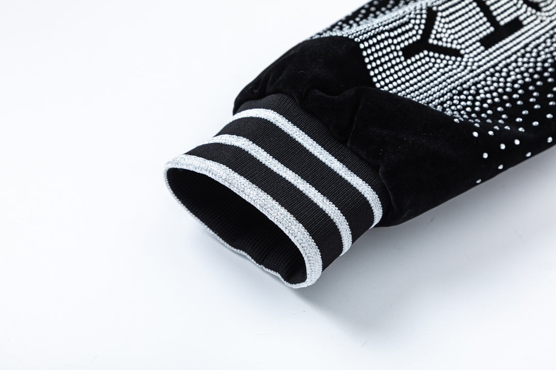 Chaqueta de béisbol de terciopelo para hombre