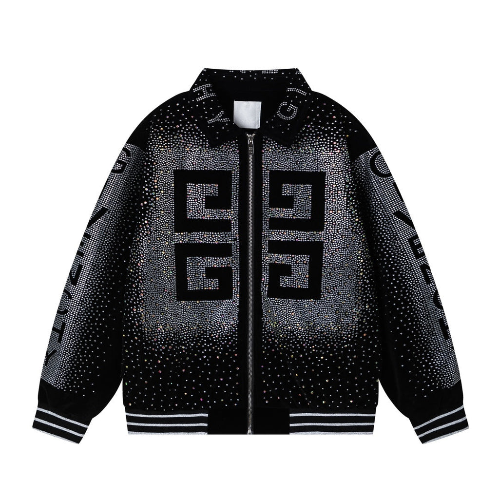Chaqueta de béisbol de terciopelo para hombre