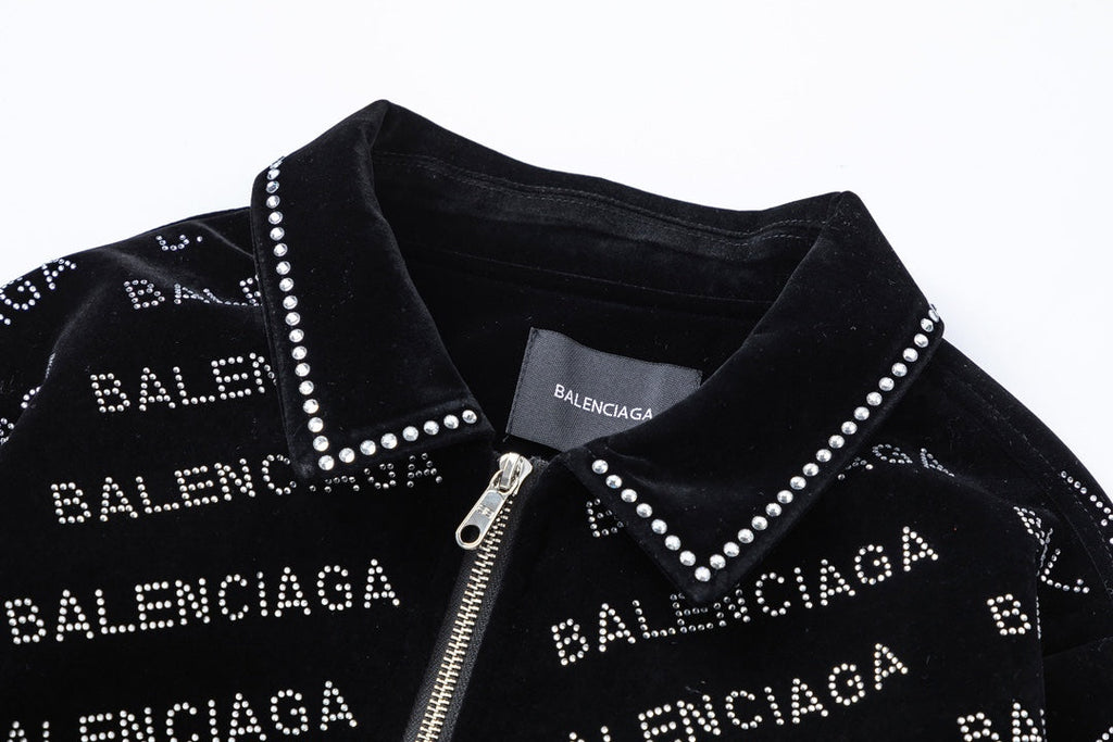 Chaqueta de béisbol de terciopelo para hombre