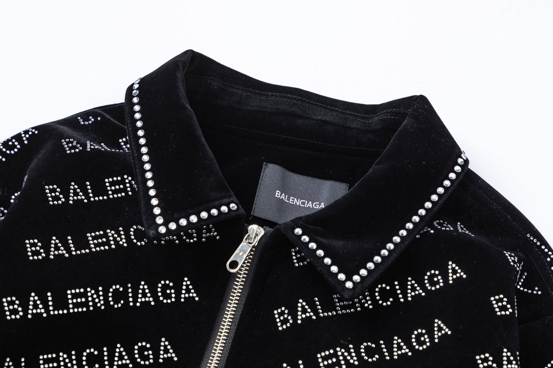 Chaqueta de béisbol de terciopelo para hombre