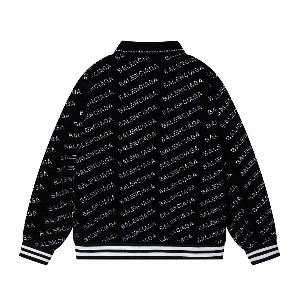 Chaqueta de béisbol de terciopelo para hombre