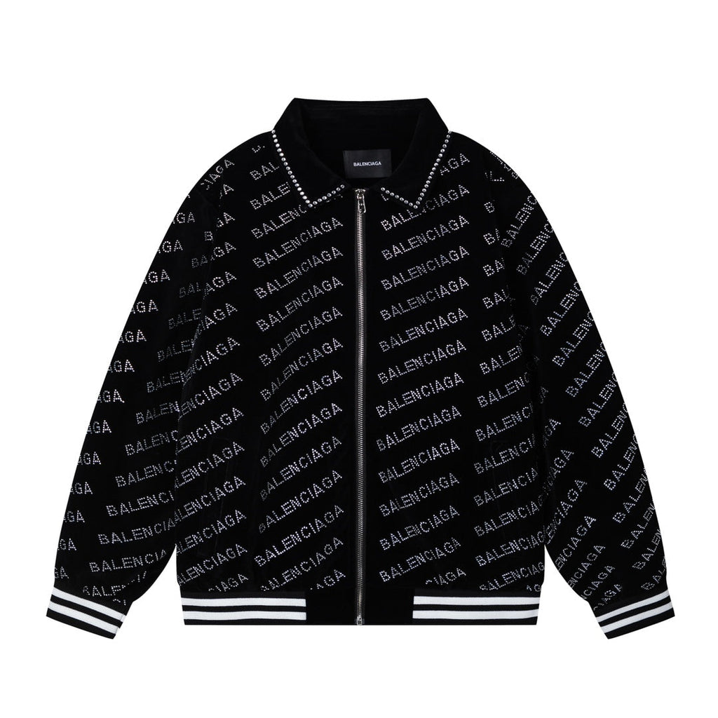 Chaqueta de béisbol de terciopelo para hombre
