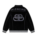 Chaqueta de béisbol de terciopelo para hombre