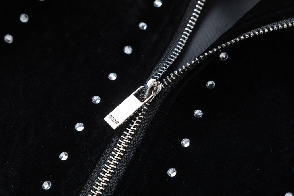 Chaqueta de béisbol de terciopelo para hombre