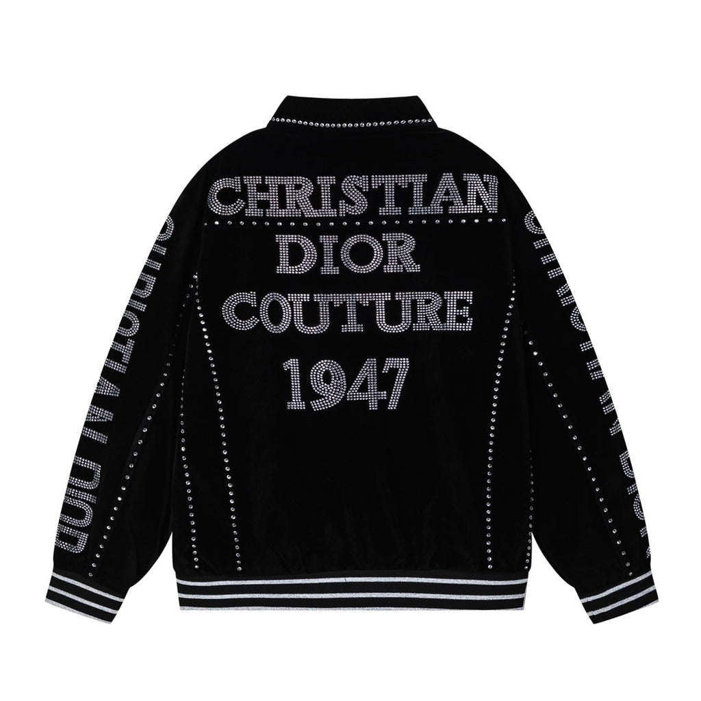 Chaqueta de béisbol de terciopelo para hombre