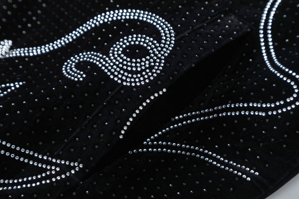Chaqueta de béisbol de terciopelo para hombre