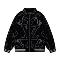 Chaqueta de béisbol de terciopelo para hombre