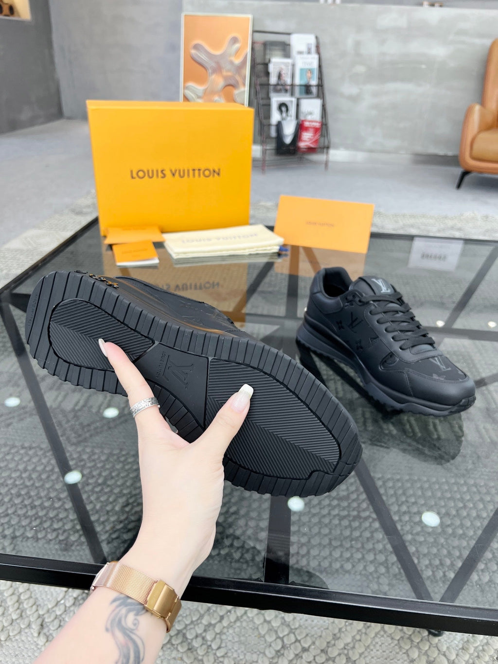 Premium Italian Leather Urban Style Sneakers