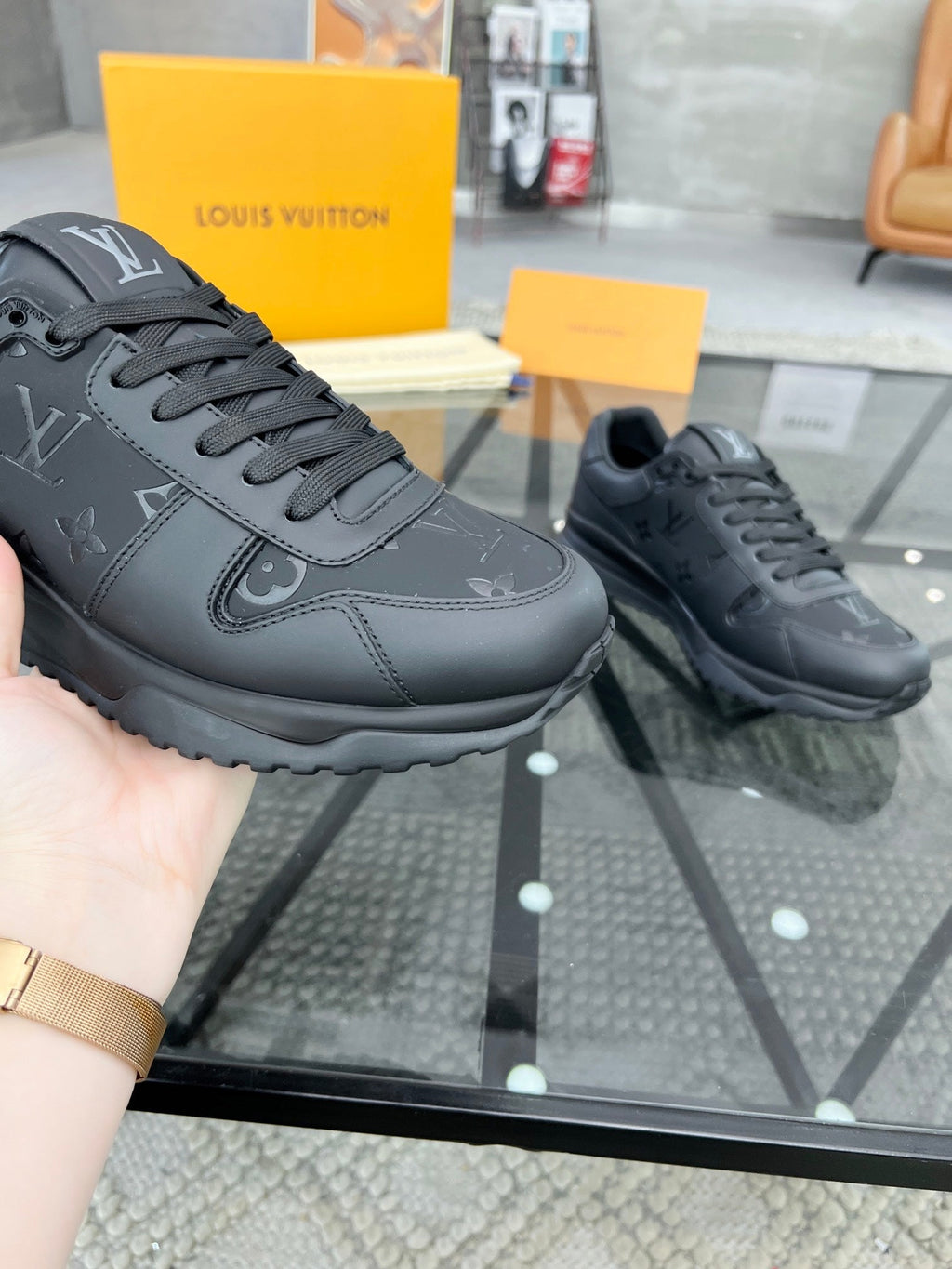 Premium Italian Leather Urban Style Sneakers