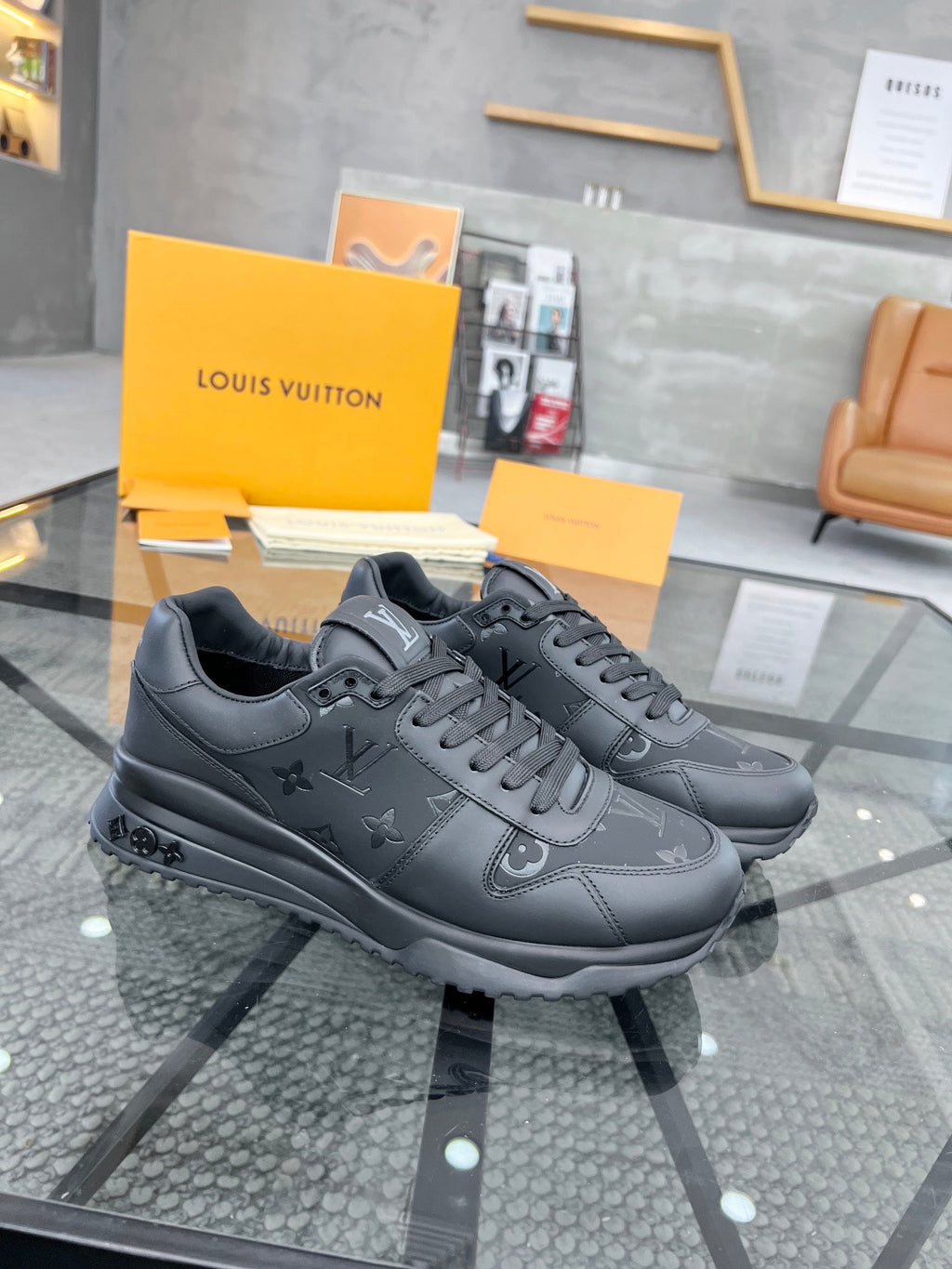 Premium Italian Leather Urban Style Sneakers