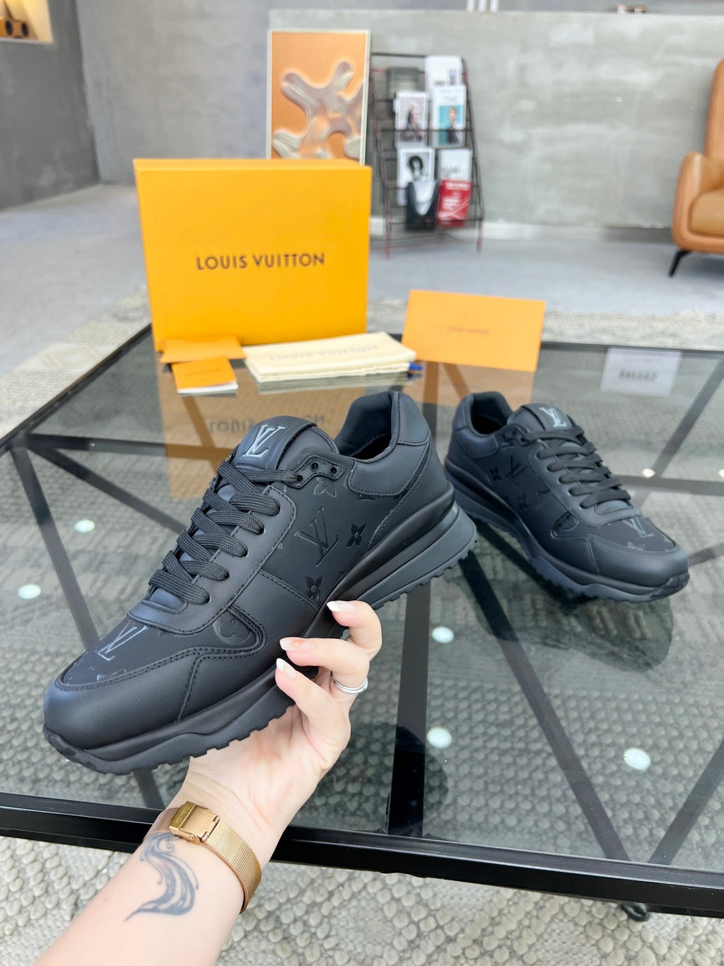 Premium Italian Leather Urban Style Sneakers