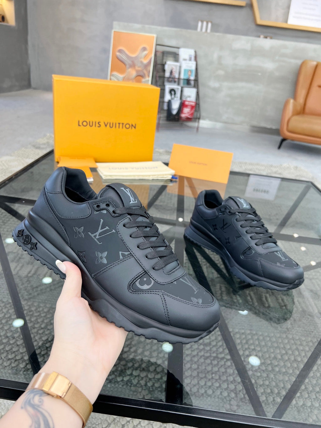 Premium Italian Leather Urban Style Sneakers