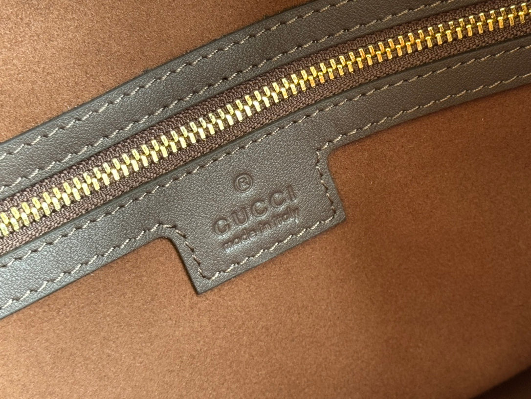 Bolso tote grande Blondie de ante marrón