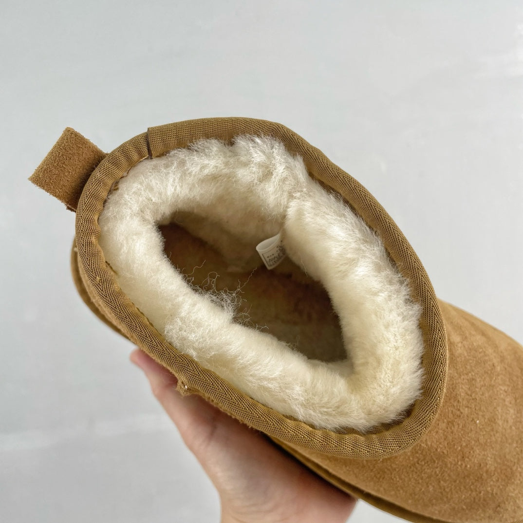 Botas de nieve de suela gruesa para mujer