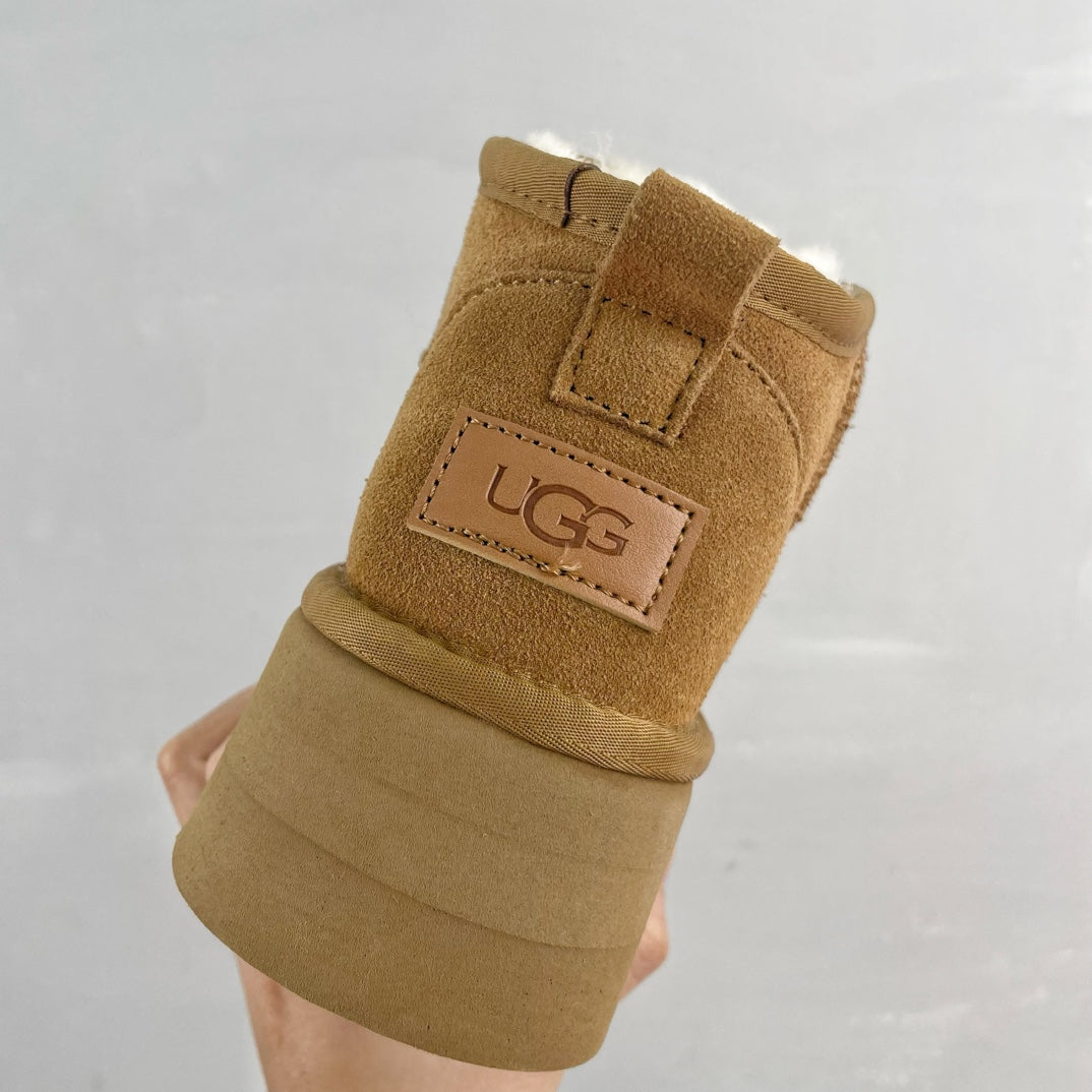 Botas de nieve de suela gruesa para mujer