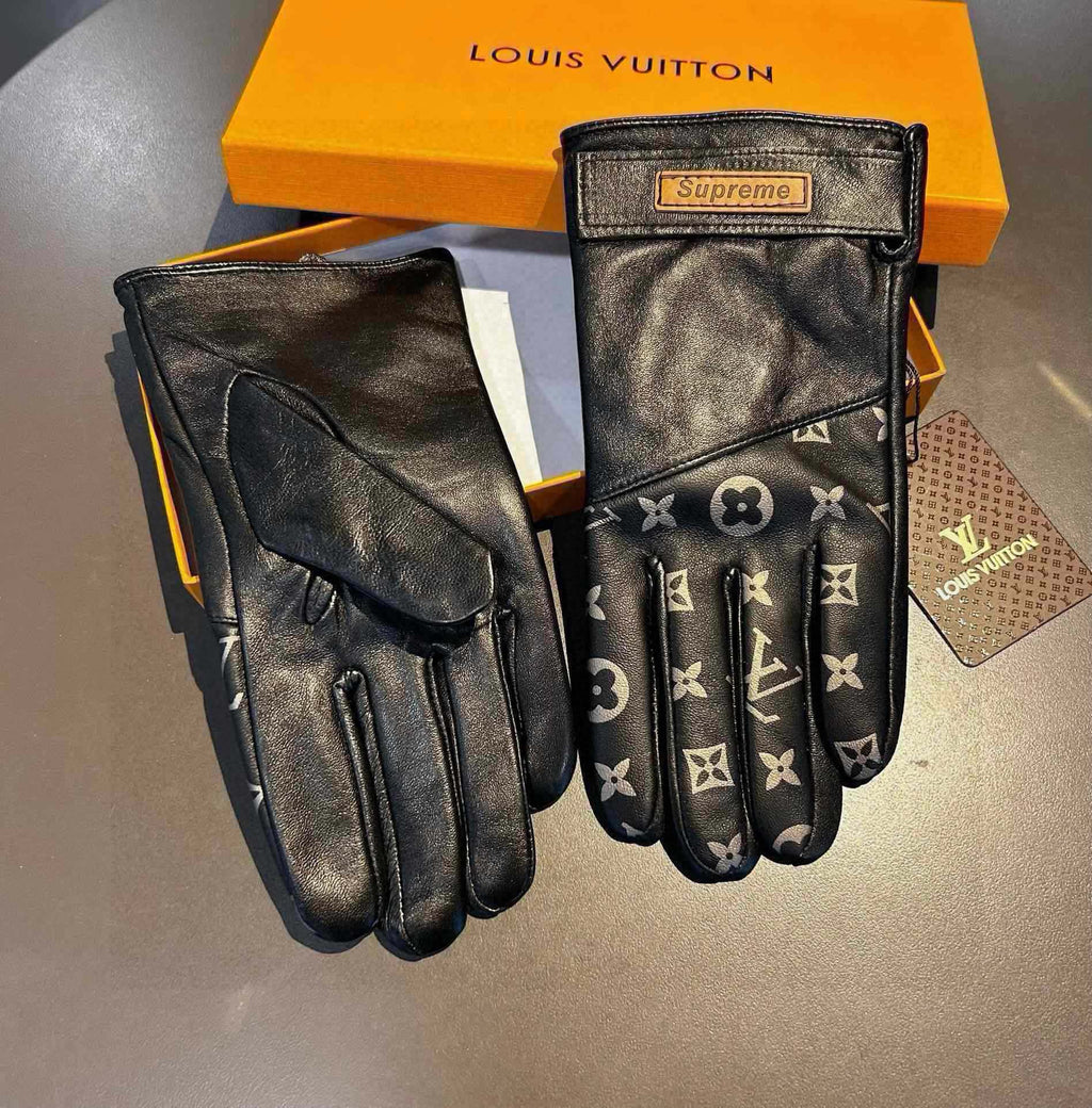 Guantes de piel de oveja para hombre
