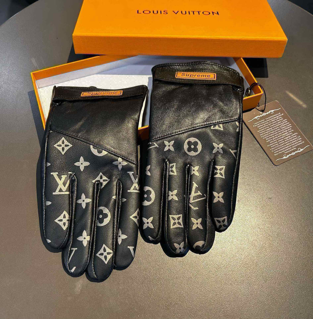 Guantes de piel de oveja para hombre