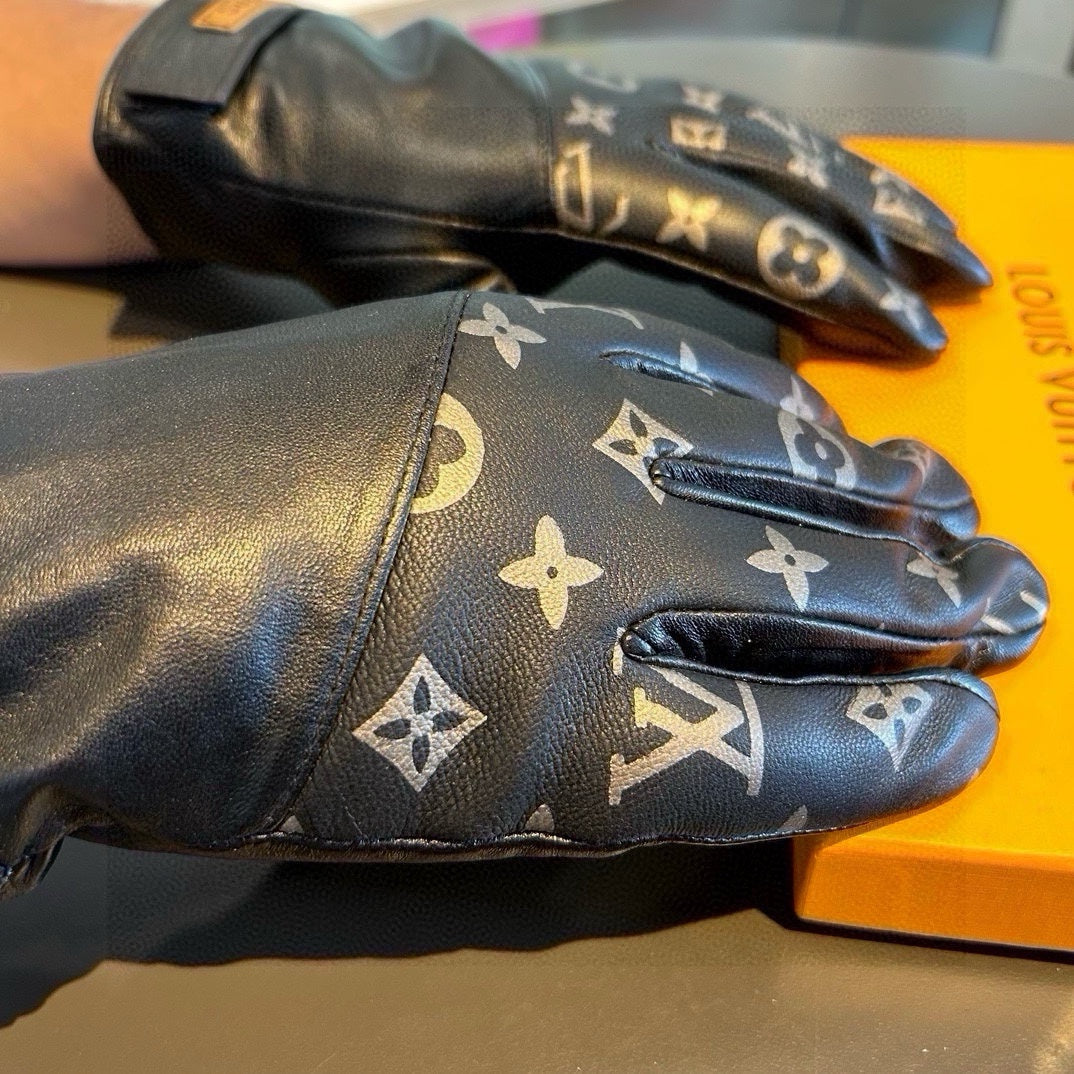 Guantes de piel de oveja para hombre