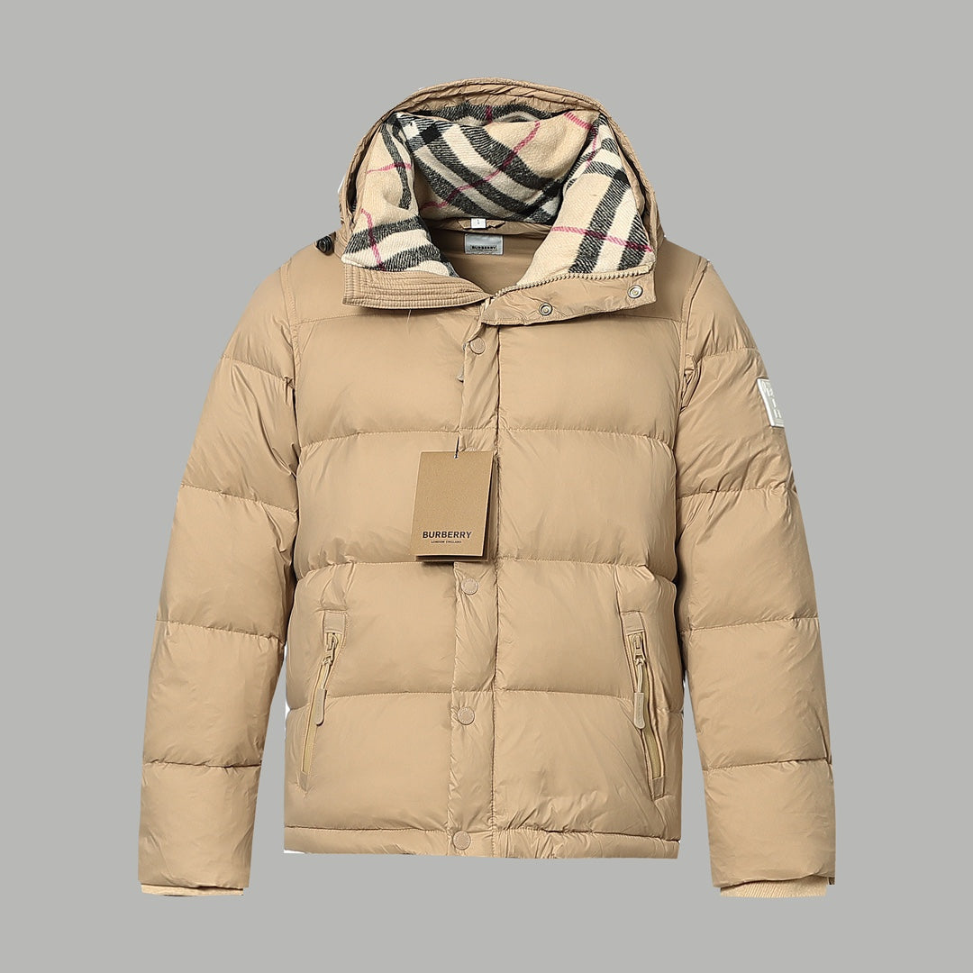 Chaqueta de plumón de ganso desmontable
