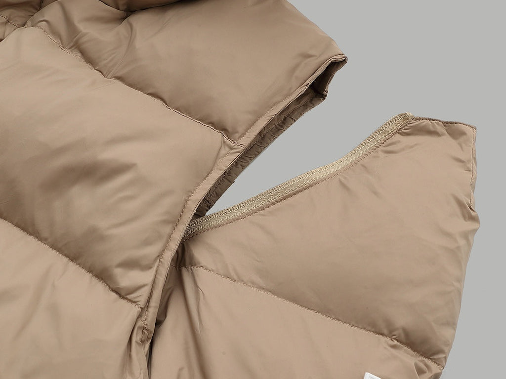 Chaqueta de plumón de ganso desmontable