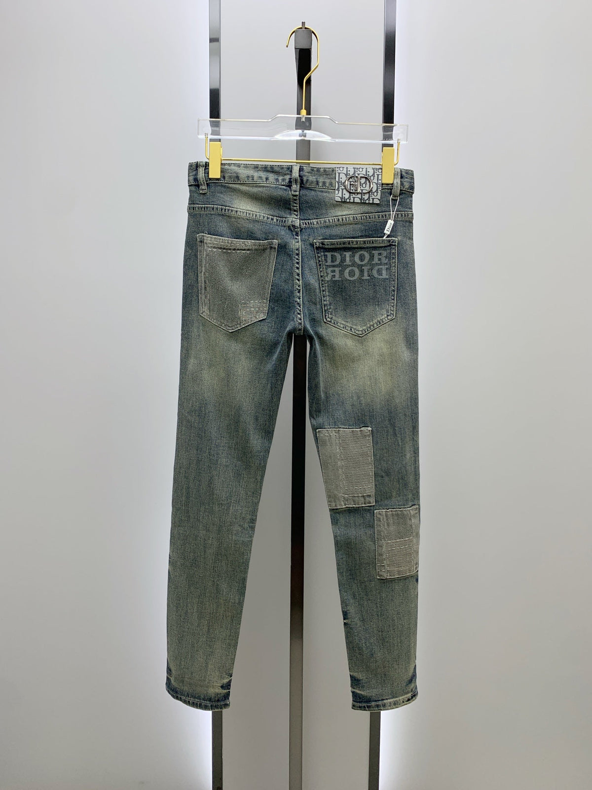 Pantalones vaqueros de mezclilla vintage premium para hombre