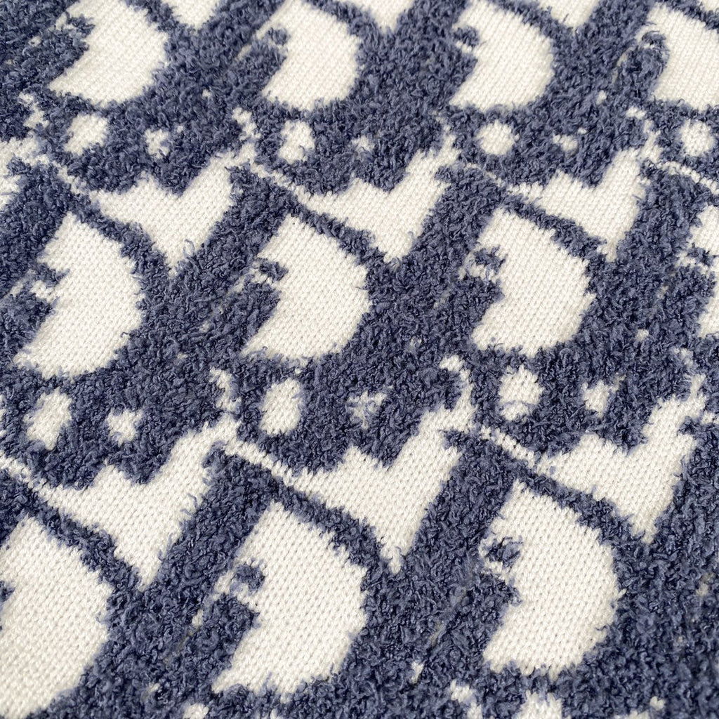 Suéter de manga larga de jacquard de cachemir