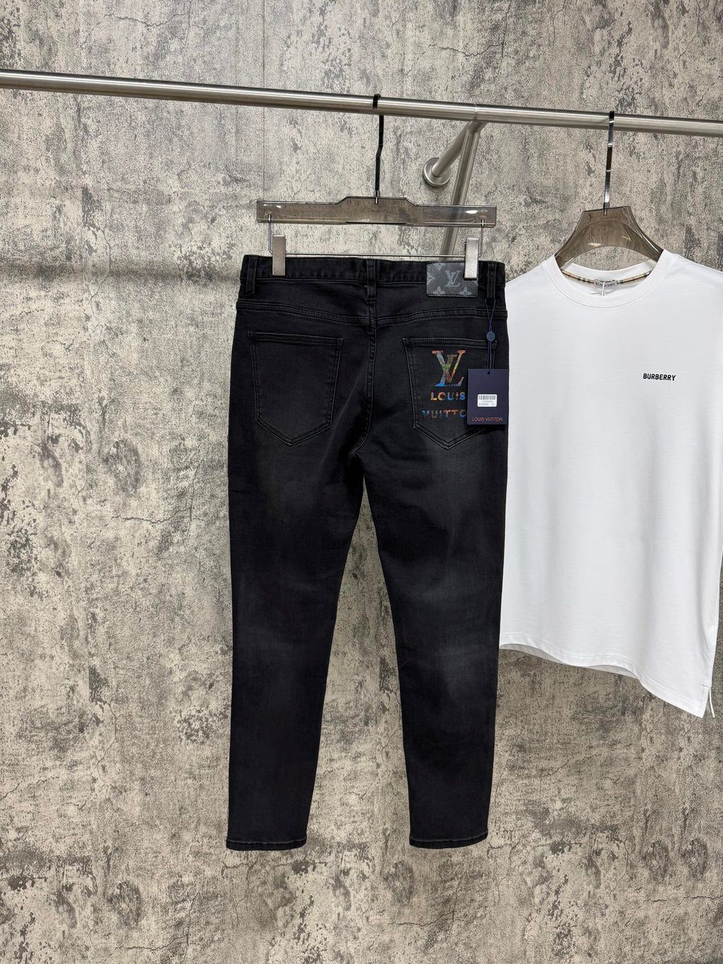 Pantalones vaqueros elásticos ajustados para hombre