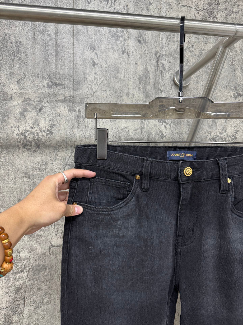 Pantalones vaqueros elásticos ajustados para hombre