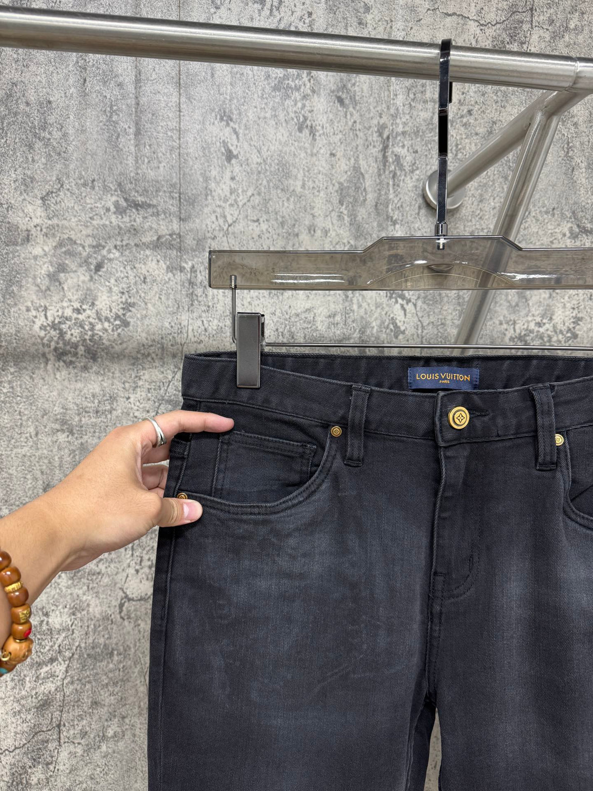Pantalones vaqueros elásticos ajustados para hombre