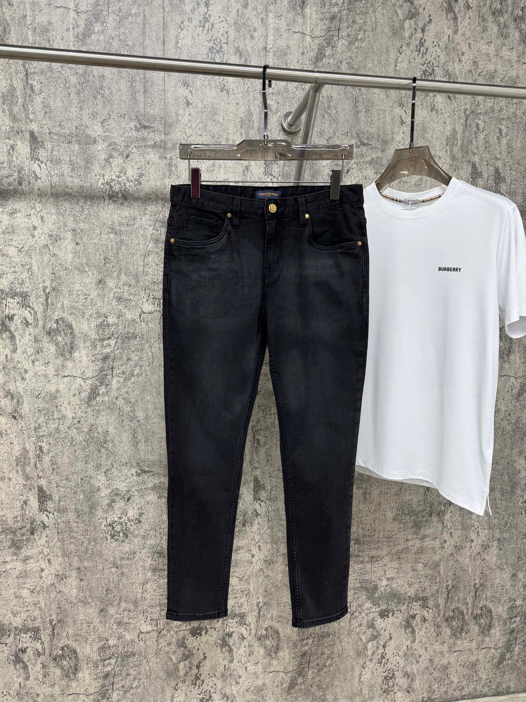 Pantalones vaqueros elásticos ajustados para hombre
