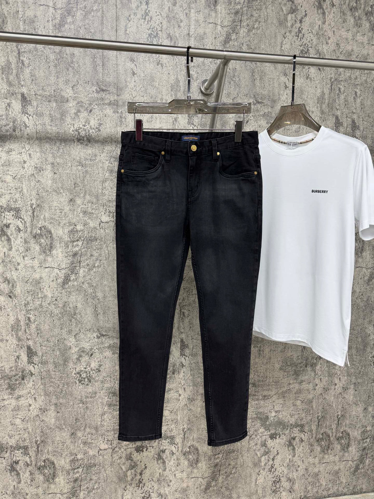 Pantalones vaqueros elásticos ajustados para hombre