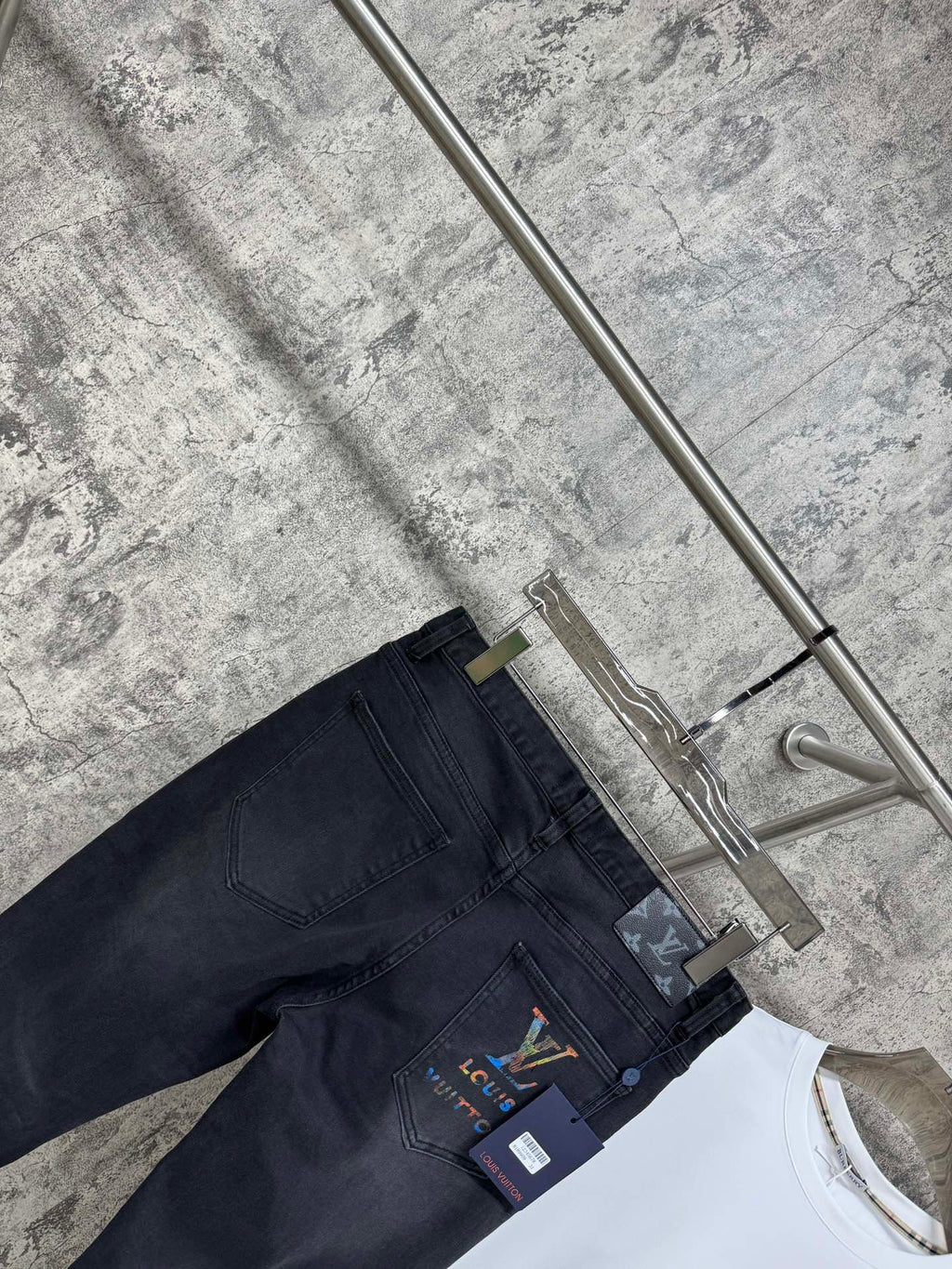 Pantalones vaqueros elásticos ajustados para hombre